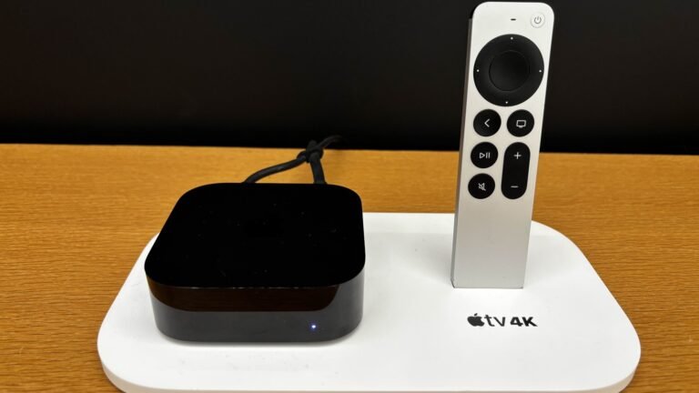 Apple TV 4K box and Siri Remote in an archive photograph illustrating streaming subscriptions.