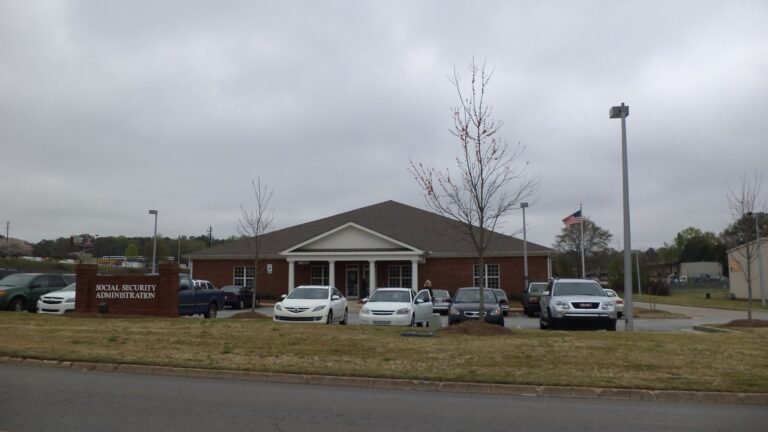 Social Security Administration field office in Griffin, Georgia, photographed in 2013, accompanying the Social Security COLA 2027 explainer.